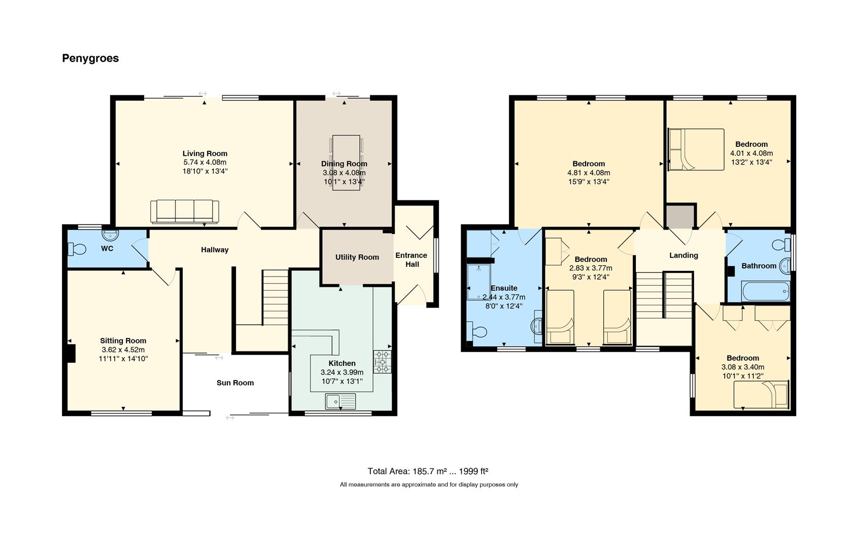 Floorplan for Penygroes, Groesfaen, Pontyclun